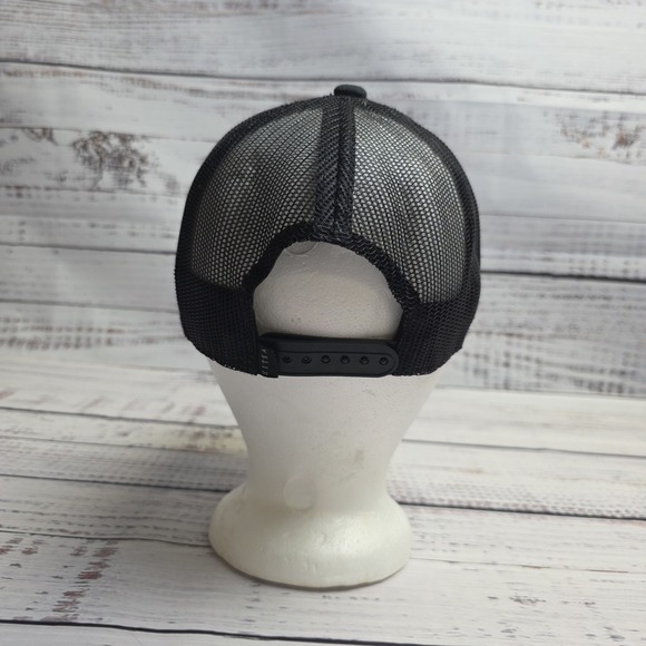 Sitka Hat‎ Cap Snap Back Black Trucker Mesh Patch Embroidered Mid Profile Fit - Picture 5 of 10